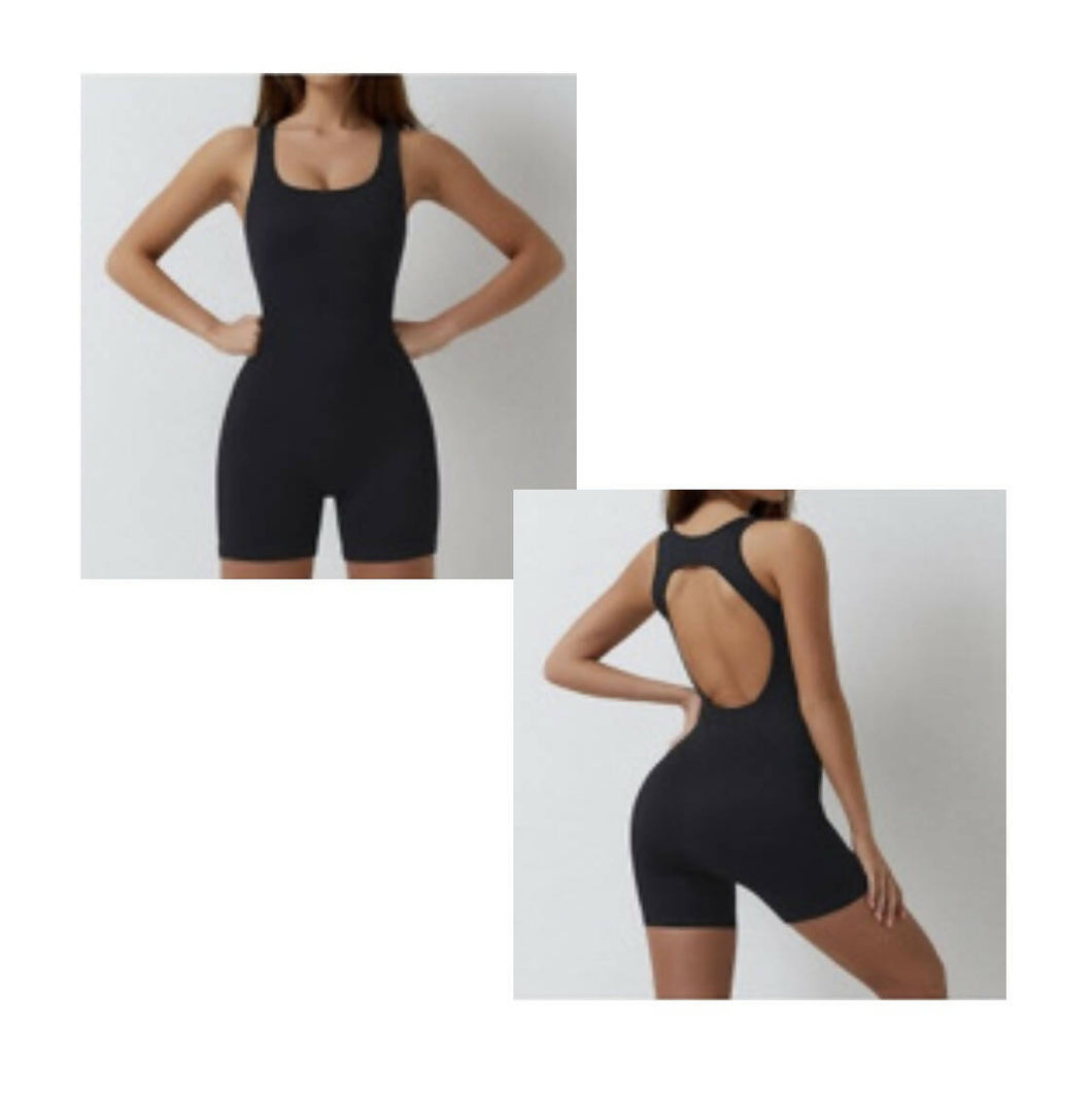 Backless One-Piece Yoga Jumpsuit